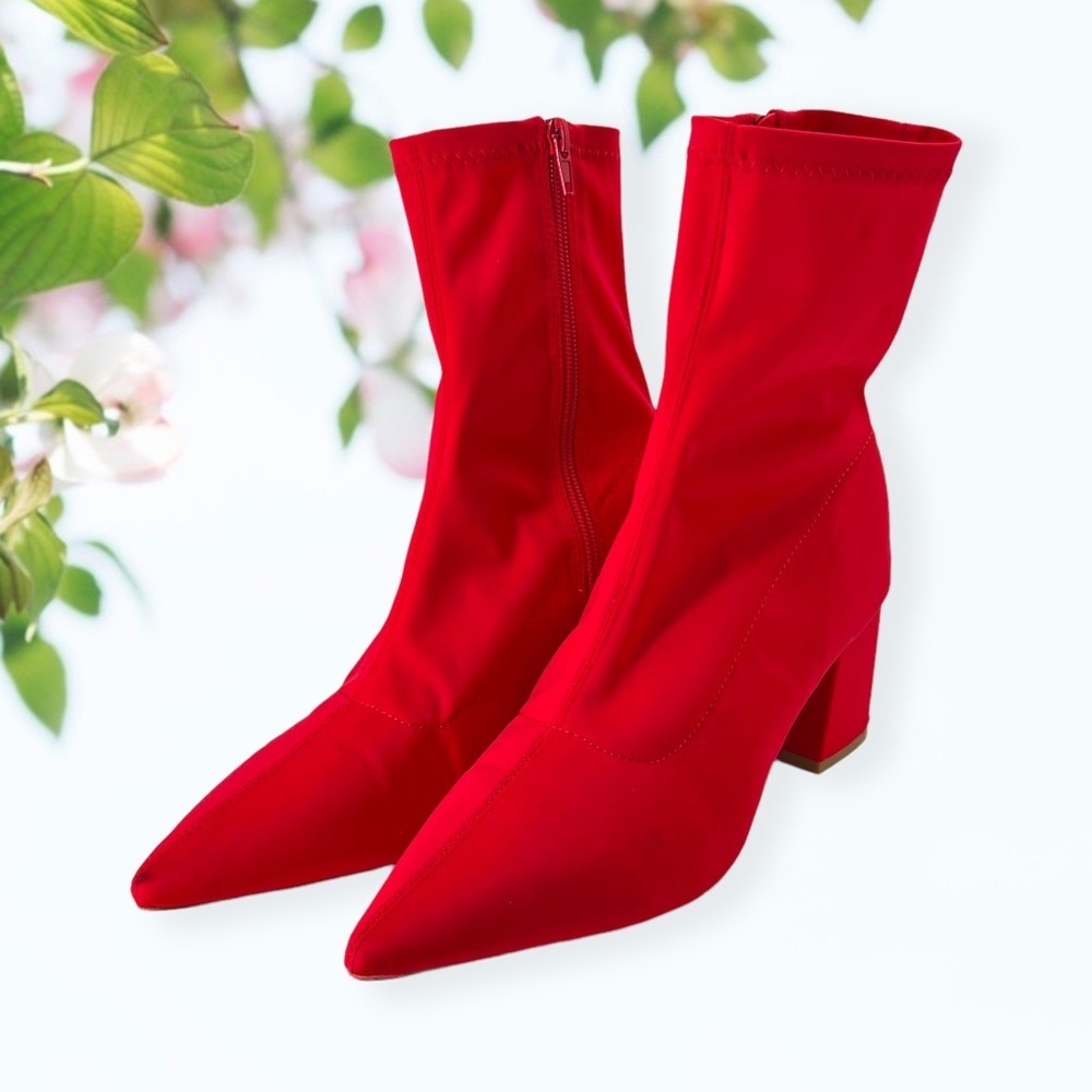 RED Nylon Boots - Picture 4 of 10
